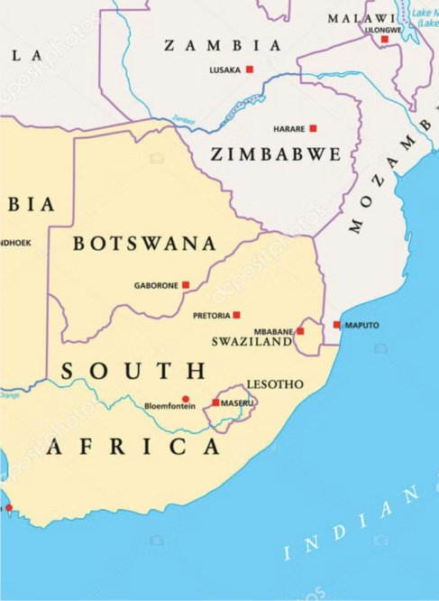 Southern Africa Map